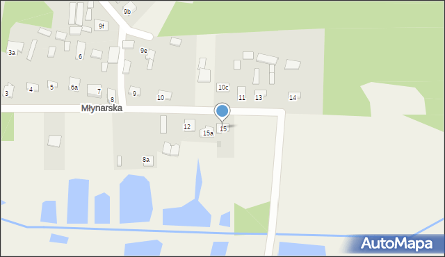 Kurzelów, Młynarska, 15, mapa Kurzelów
