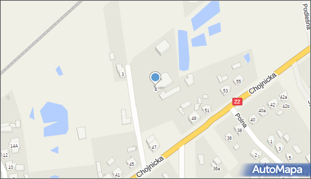 Łąg, Młyńska, 4, mapa Łąg