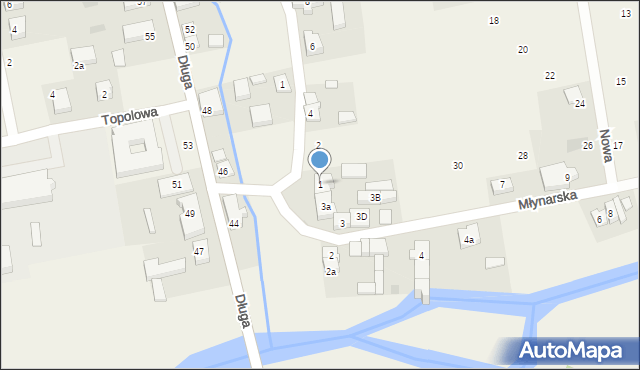 Łęczyce, Młynarska, 1, mapa Łęczyce