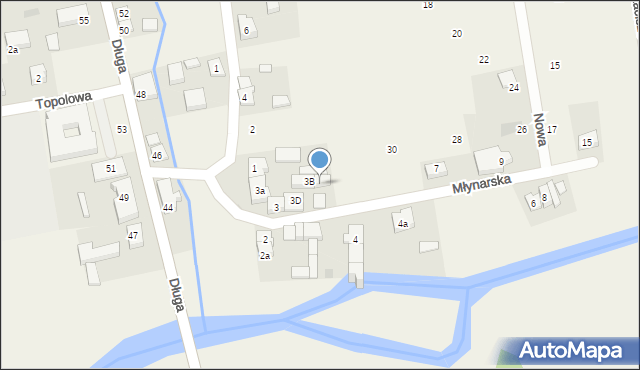 Łęczyce, Młynarska, 3C, mapa Łęczyce