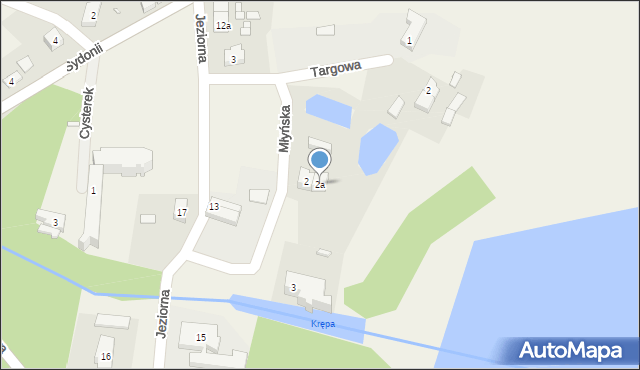 Marianowo, Młyńska, 2a, mapa Marianowo