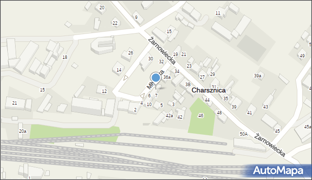 Miechów-Charsznica, Młyńska, 8, mapa Miechów-Charsznica