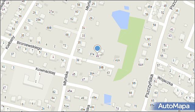 Mikołów, Młyńska, 41, mapa Mikołów