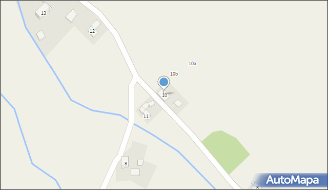 Mlądz, Mlądz, 10, mapa Mlądz
