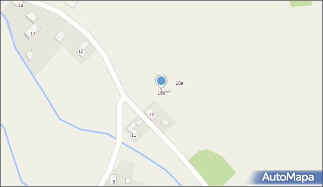 Mlądz, Mlądz, 10b, mapa Mlądz