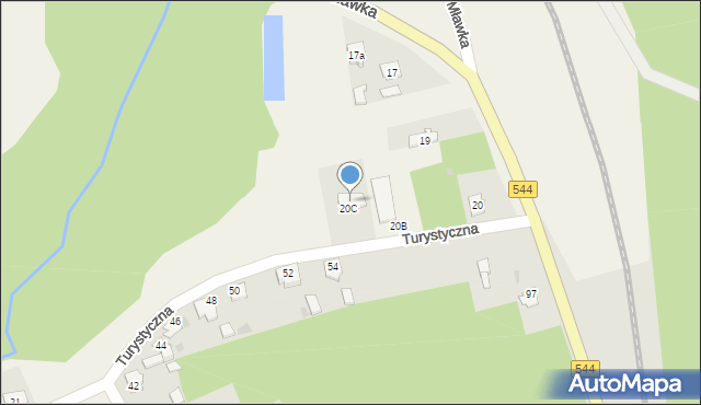 Mławka, Mławka, 23c, mapa Mławka