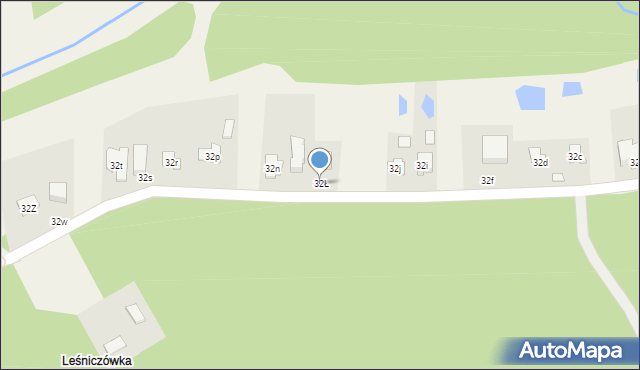 Mławka, Mławka, 32Ł, mapa Mławka