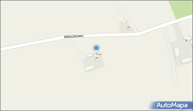 Mleczkowo, Mleczkowo, 28/1, mapa Mleczkowo
