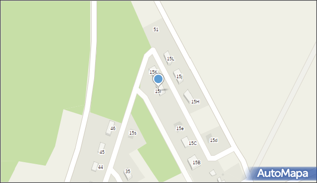 Mleczno, Mleczno, 15I, mapa Mleczno
