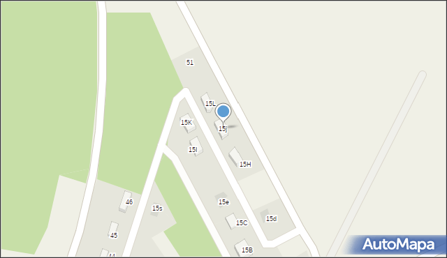 Mleczno, Mleczno, 15j, mapa Mleczno