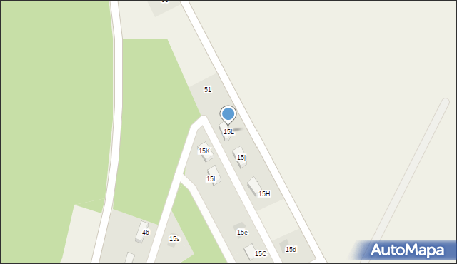 Mleczno, Mleczno, 15L, mapa Mleczno