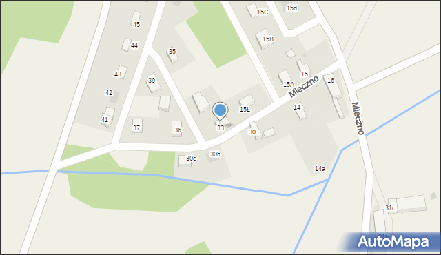 Mleczno, Mleczno, 33, mapa Mleczno