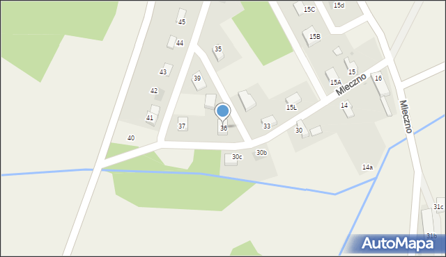 Mleczno, Mleczno, 36, mapa Mleczno