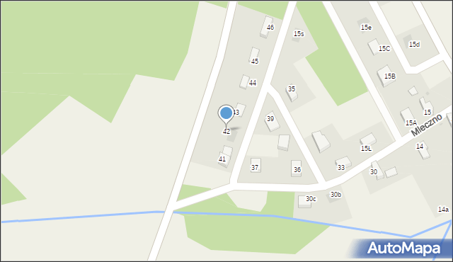Mleczno, Mleczno, 42, mapa Mleczno