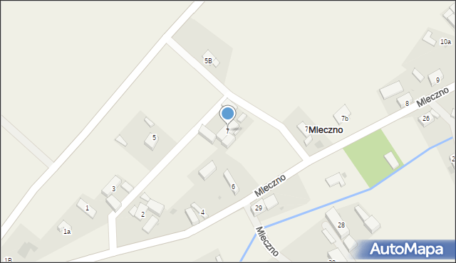 Mleczno, Mleczno, 7, mapa Mleczno