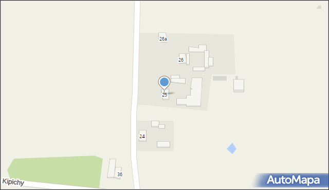 Mleczówka, Mleczówka, 25, mapa Mleczówka