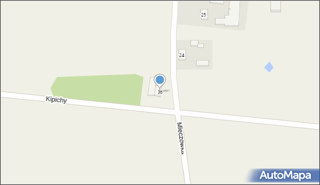 Mleczówka, Mleczówka, 36, mapa Mleczówka