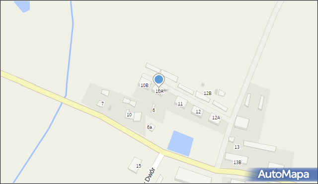 Mlewiec, Mlewiec, 10A, mapa Mlewiec