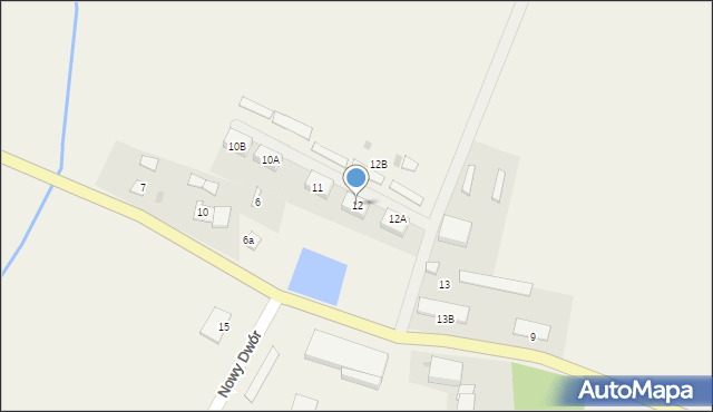 Mlewiec, Mlewiec, 12, mapa Mlewiec