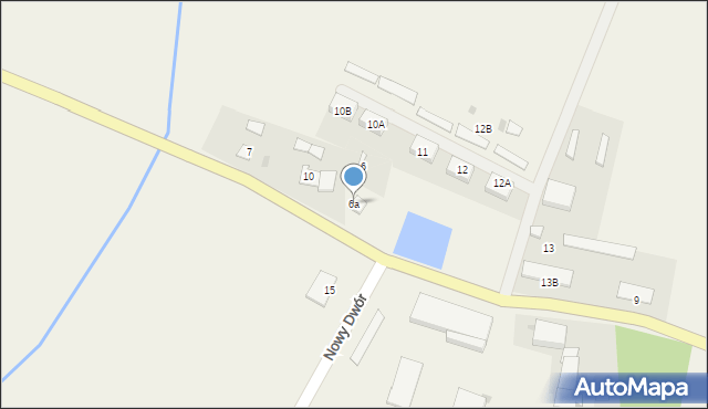 Mlewiec, Mlewiec, 6a, mapa Mlewiec