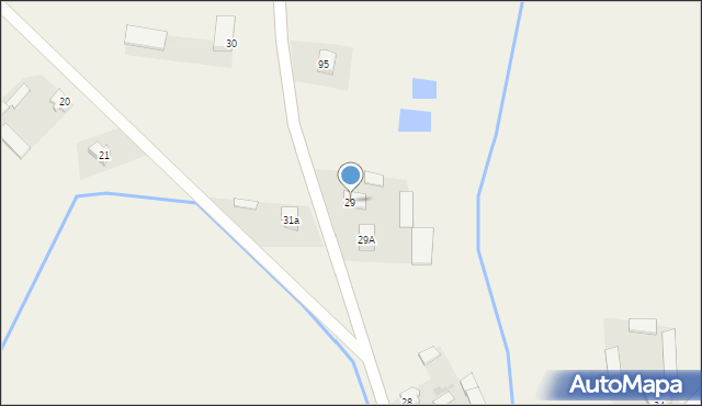 Młock, Młock, 29, mapa Młock