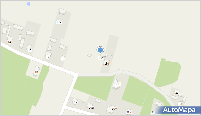 Młodawin Górny, Młodawin Górny, 18c, mapa Młodawin Górny