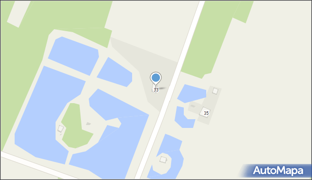 Młodawin Górny, Młodawin Górny, 33, mapa Młodawin Górny