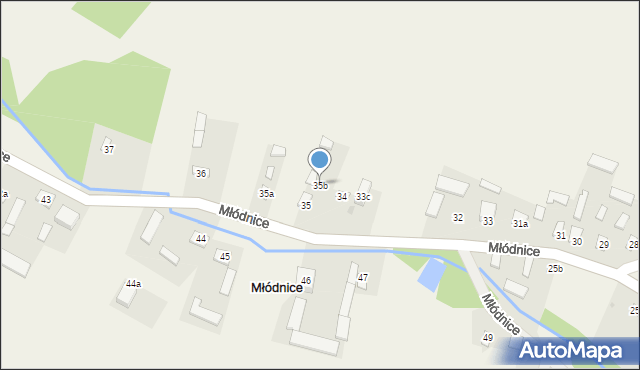 Młódnice, Młódnice, 35b, mapa Młódnice