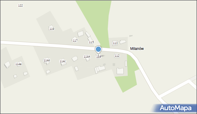 Młodochów, Młodochów, 114, mapa Młodochów