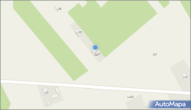 Młodochów, Młodochów, 134, mapa Młodochów