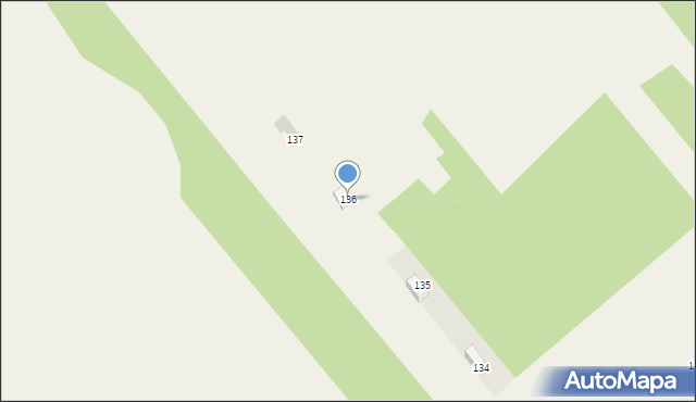 Młodochów, Młodochów, 136, mapa Młodochów