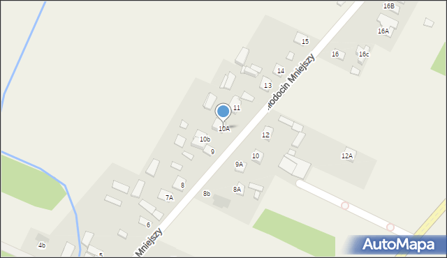 Młodocin Mniejszy, Młodocin Mniejszy, 10A, mapa Młodocin Mniejszy