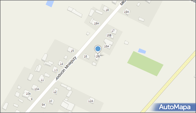 Młodocin Mniejszy, Młodocin Mniejszy, 16c, mapa Młodocin Mniejszy