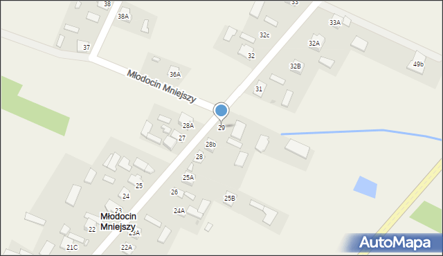 Młodocin Mniejszy, Młodocin Mniejszy, 29, mapa Młodocin Mniejszy