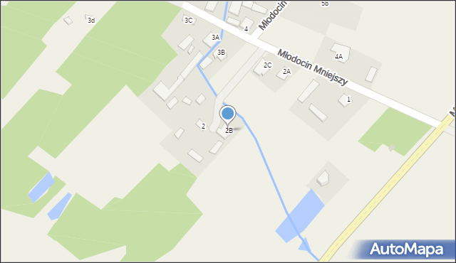 Młodocin Mniejszy, Młodocin Mniejszy, 2B, mapa Młodocin Mniejszy