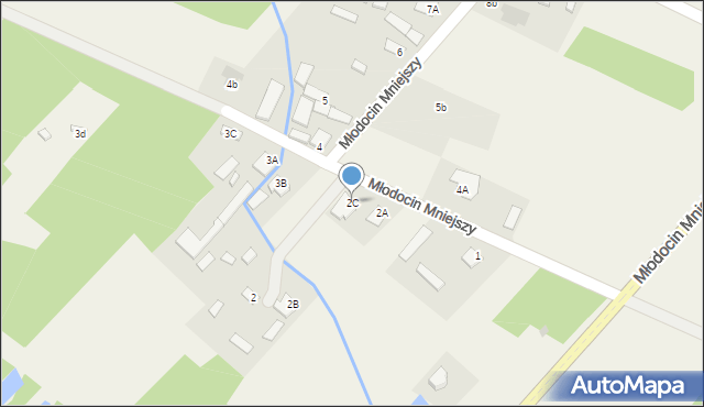 Młodocin Mniejszy, Młodocin Mniejszy, 2C, mapa Młodocin Mniejszy