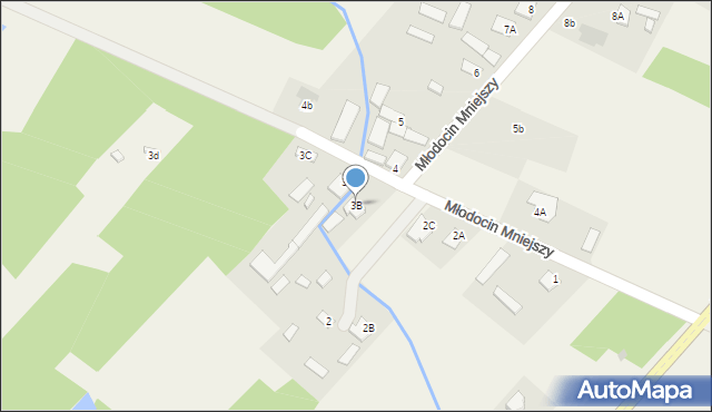 Młodocin Mniejszy, Młodocin Mniejszy, 3B, mapa Młodocin Mniejszy
