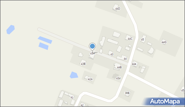 Młodocin Mniejszy, Młodocin Mniejszy, 43A, mapa Młodocin Mniejszy
