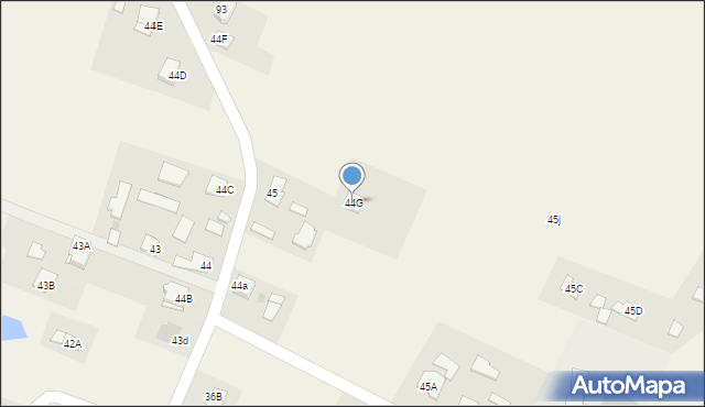 Młodocin Mniejszy, Młodocin Mniejszy, 44G, mapa Młodocin Mniejszy