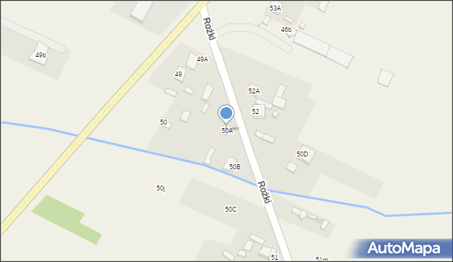 Młodocin Mniejszy, Młodocin Mniejszy, 50A, mapa Młodocin Mniejszy