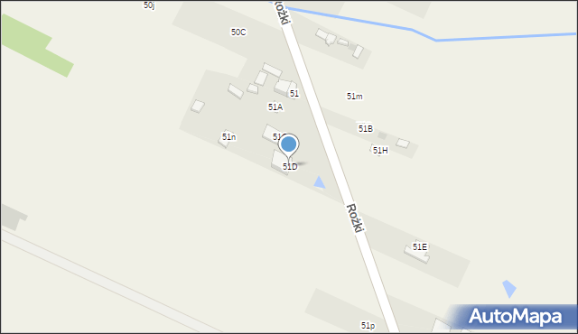 Młodocin Mniejszy, Młodocin Mniejszy, 51D, mapa Młodocin Mniejszy