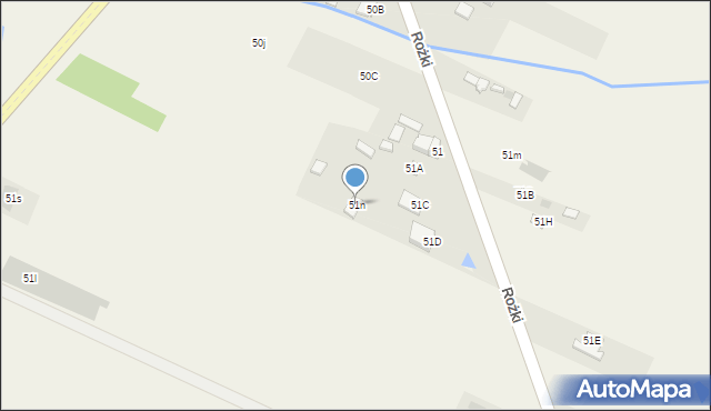 Młodocin Mniejszy, Młodocin Mniejszy, 51n, mapa Młodocin Mniejszy