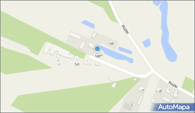 Młodocin Mniejszy, Młodocin Mniejszy, 54B, mapa Młodocin Mniejszy