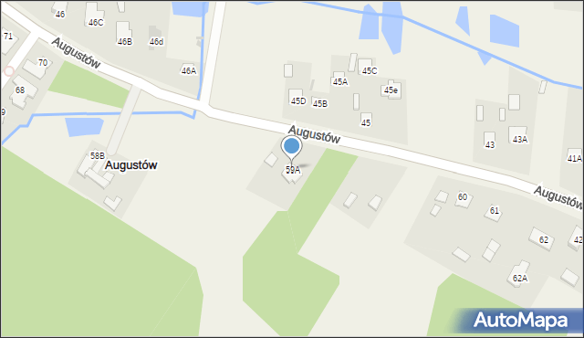 Młodocin Mniejszy, Młodocin Mniejszy, 59A, mapa Młodocin Mniejszy