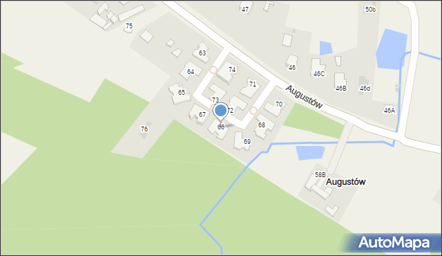 Młodocin Mniejszy, Młodocin Mniejszy, 66, mapa Młodocin Mniejszy