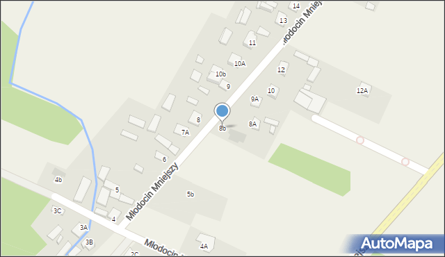 Młodocin Mniejszy, Młodocin Mniejszy, 8b, mapa Młodocin Mniejszy