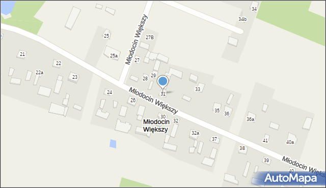Młodocin Większy, Młodocin Większy, 31, mapa Młodocin Większy
