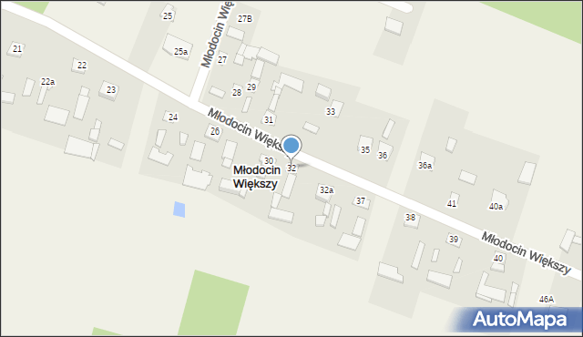Młodocin Większy, Młodocin Większy, 32, mapa Młodocin Większy