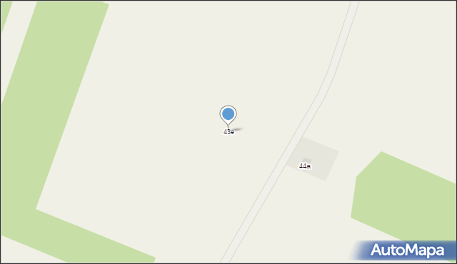 Młodocin Większy, Młodocin Większy, 43e, mapa Młodocin Większy