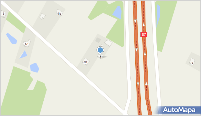 Młodocin Większy, Młodocin Większy, 7, mapa Młodocin Większy